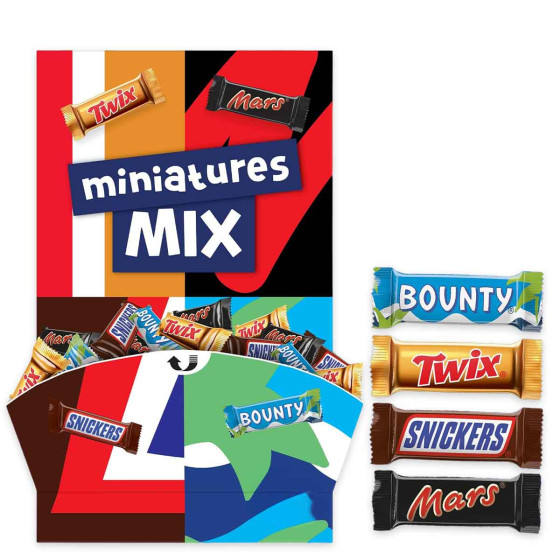 Célébrations assortiment de chocolats miniatures - Tubo 296 chocolats soit 3 kg