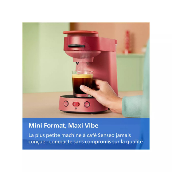 Machine à café Senseo Vibe Rouge - Philips CSA225/91