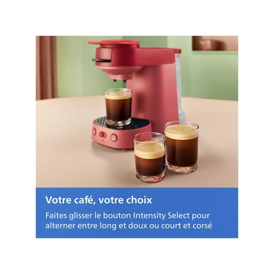 Machine à café Senseo Vibe Rouge - Philips CSA225/91
