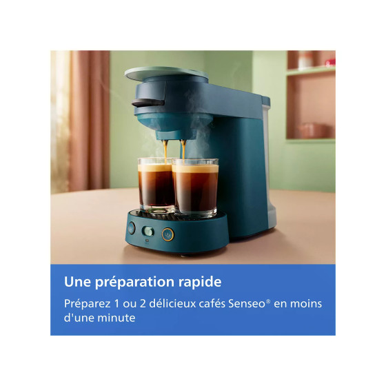 Machine à café Senseo Vibe Bleu - Philips CSA225/01