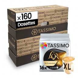 Dosette Tassimo Café L'Or XL Classique - 10 paquets - 160 dosettes