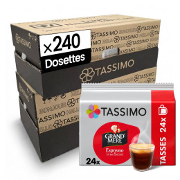 Dosette Tassimo Café Grand'Mère Espresso - 10 boîtes - 240 dosettes