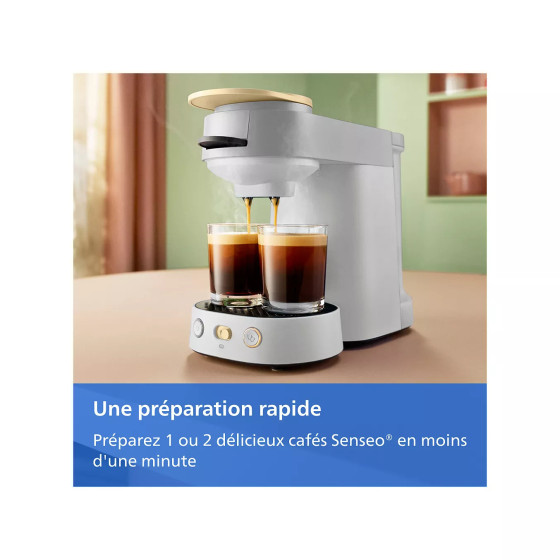 Machine à café Senseo Vibe Blanc - Philips CSA225/51