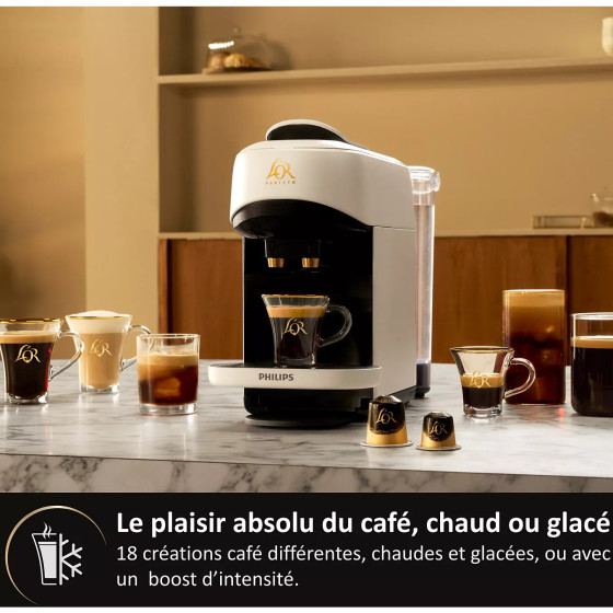 Machine à café L'Or Barista Absolu Blanc - Philips LM9512/00