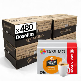 Dosette Tassimo Café Grand'Mère Petit Déjeuner - 20 boîtes - 480 dosettes