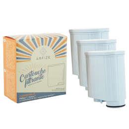 Filtre à Eau ARFIZE compatible PHILIPS Aquaclean et SAECO - 3 cartouche filtrantes