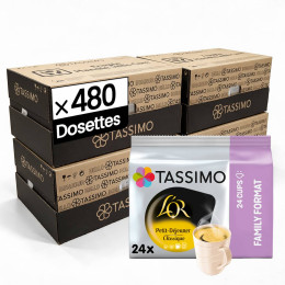 Dosette Tassimo L'Or Espresso Petit Déjeuner Classique "Format Familial" - 20 paquets - 480 dosettes