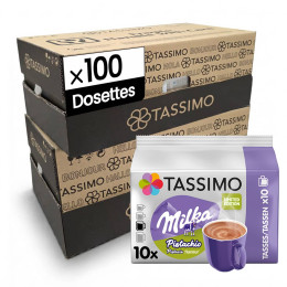 Dosette Tassimo Chocolat Chaud Milka Pistachio - 10 boîtes - 100 dosettes