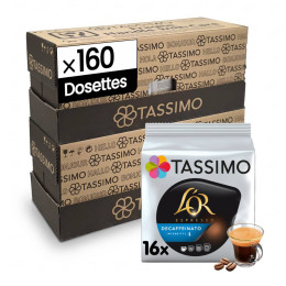 Dosette Tassimo Café L'Or Espresso Décafféinato - 10 paquets - 160 dosettes