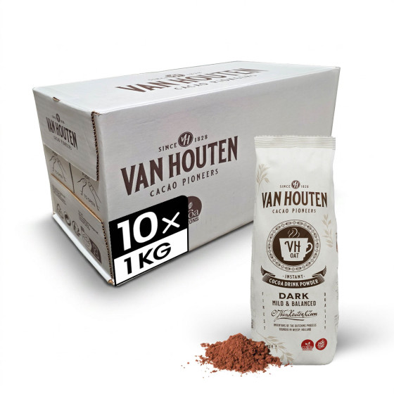 Chocolat Chaud Van Houten VH Oat (19%) - Vegan - 10 paquets - 10 Kg