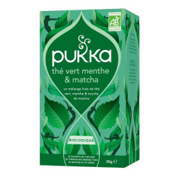 Thé vert Bio Pukka Menthe & Matcha - 20 sachets