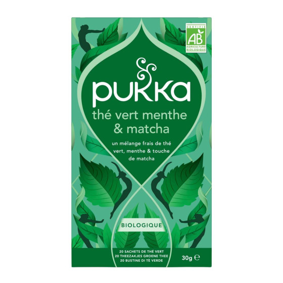 Thé vert Bio Pukka Menthe & Matcha - 20 sachets