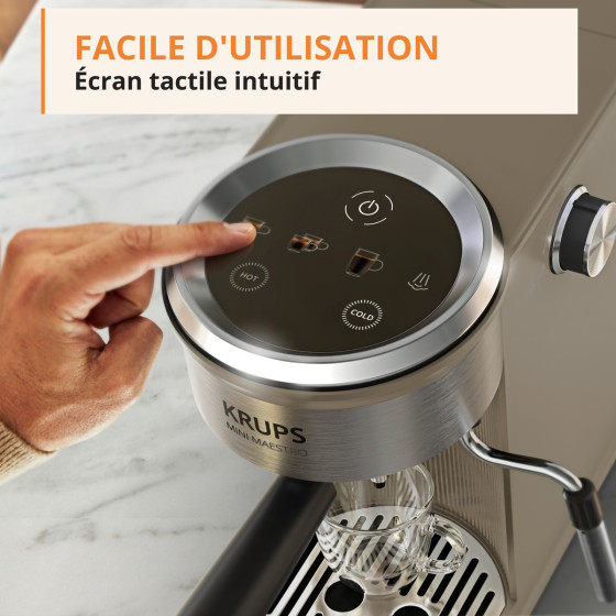Krups Mini Maestro Machine Expresso XP350AE0 Beige