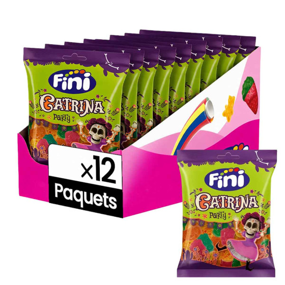 Bonbon Fini Catrina Halloween 90 gr - 12 paquets