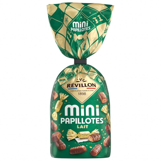 Sachet de mini papillotes Révillon Chocolat au lait - 110 gr