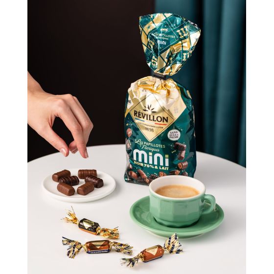 Sachet de mini papillotes Révillon Chocolat au lait - 110 gr