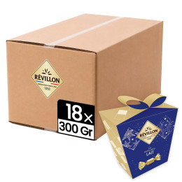18 Pochettes cadeaux de papillotes Révillon Chocolat au lait - 5,4 Kg