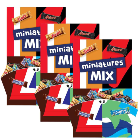 888 Chocolats assortis Tubo Célébration - 3 tubo - 9 Kg