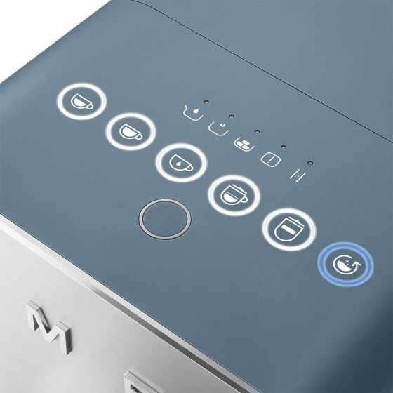 SMEG Machine automatique Système lait Bleu Orage - BCC13SBMEU