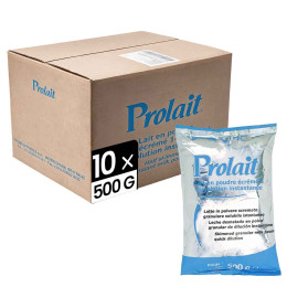 Lait en poudre Ecrémé Prolait pour Distributeur Automatique - 10 paquets - 5 Kg