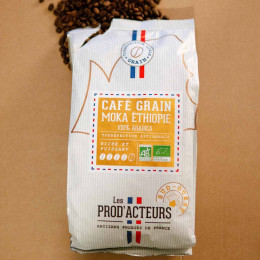 Café en Grains Bio Prod' Acteurs Moka Éthiopie - 1 Kg