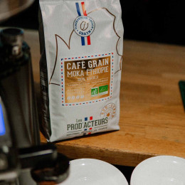 Café en Grains Bio Prod' Acteurs Moka Éthiopie - 5 paquets - 5 Kg