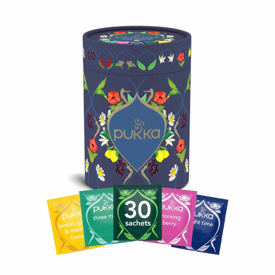 Coffret de Thés et Infusions Bio Pukka 5 variétés - 30 sachets