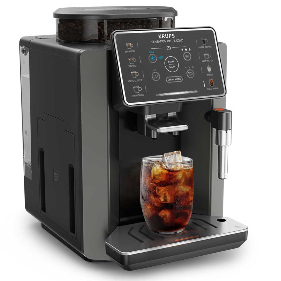 Krups Sensation Hot & Cold EA913HE0 Charbon