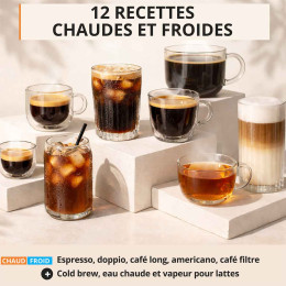 Krups Sensation Hot & Cold EA913HE0 Charbon