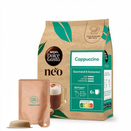 Dosettes Nescafé Dolce Gusto NEO Cappuccino - 1 boîte - 6 boissons
