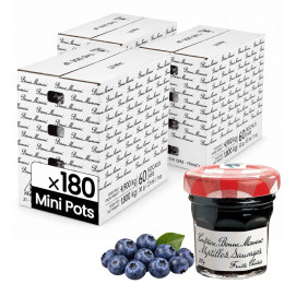 Confiture Myrtille Bonne Maman 30 gr - 180 mini pots en verre