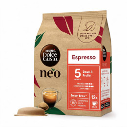 Dosettes Nescafé Dolce Gusto NEO Espresso - 1 boîte - 12 boissons