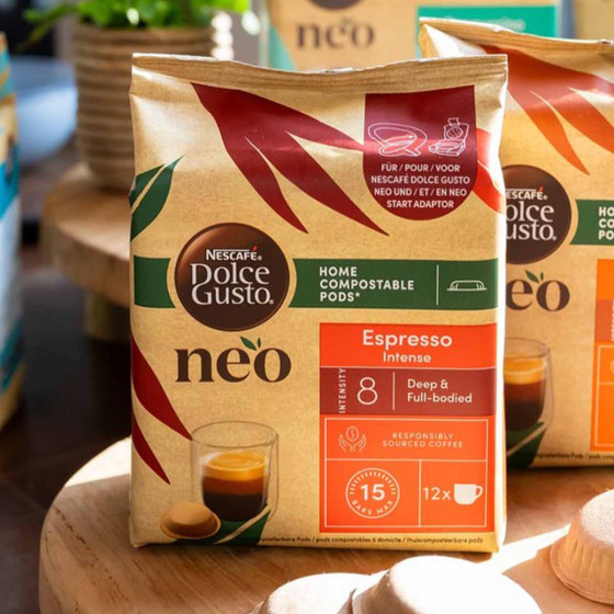 Dosettes Nescafé Dolce Gusto NEO Espresso Intense - 6 boîtes - 72 boissons
