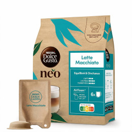 Dosettes Nescafé Dolce Gusto NEO Latte Macchiato - 1 boîte - 6 boissons