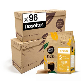 Dosettes Nescafé Dolce Gusto NEO Grande - 8 boîtes - 96 boissons