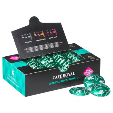 Capsule Nespresso PRO Compatible Café Royal Office Pads - Espresso Decaffeinato - 50 capsules