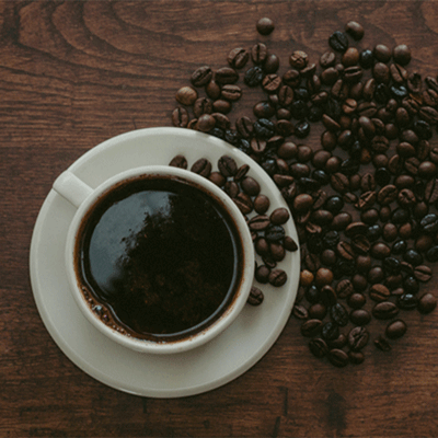 tass café en grains