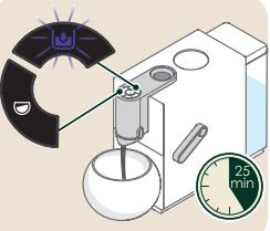 début détratrage cafetière coffeeb