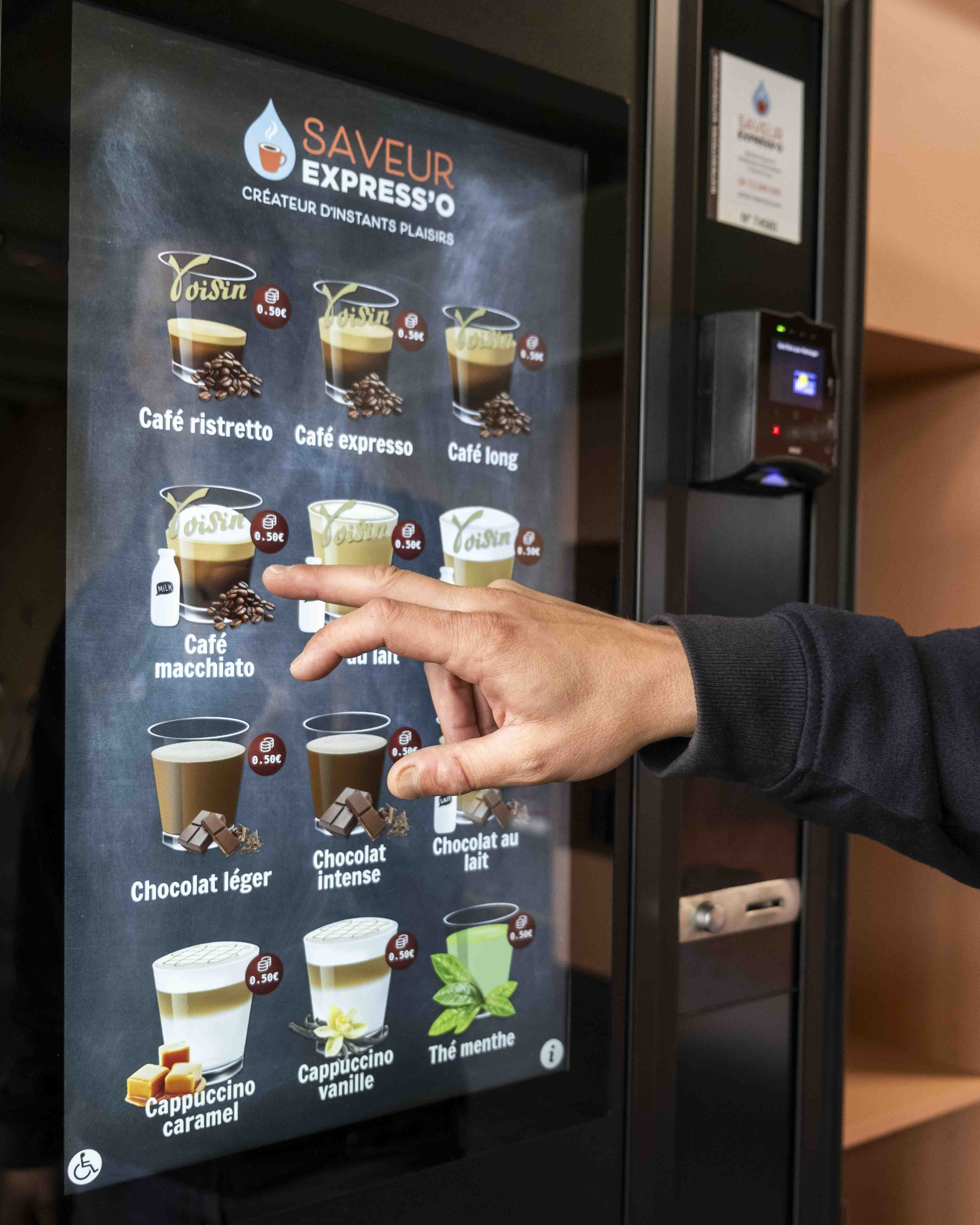 boissons lactées pour distribution automatique