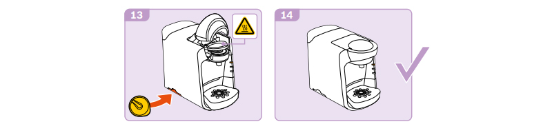 système de percolation machine tassimo