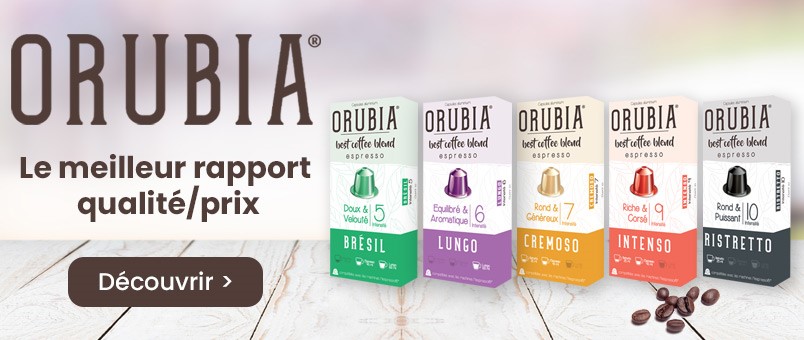gamme capsules nespresso compatibles orubia 