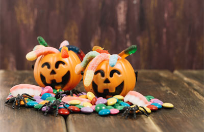 bonbons spéciales halloween