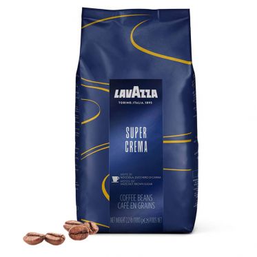 café en grains lavazza super crema