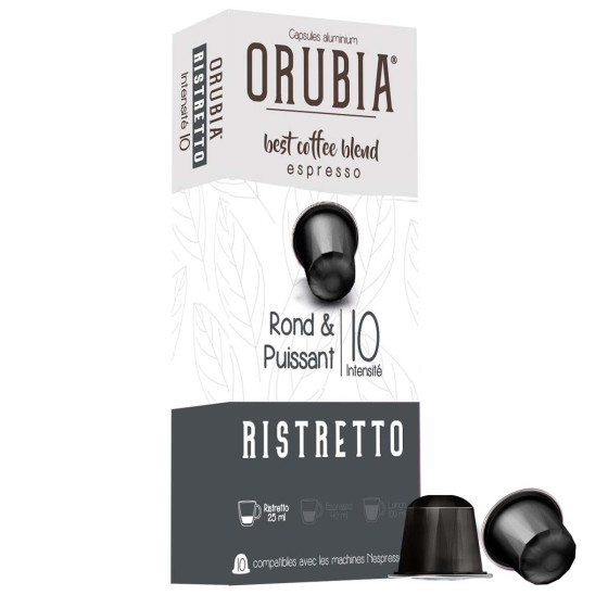 capsules orubia ristretto nespresso