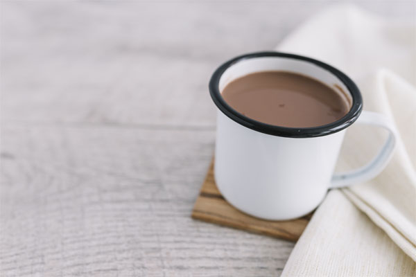 tasse de chocolat chaud van houten