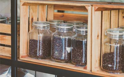 boite de conservation café grains