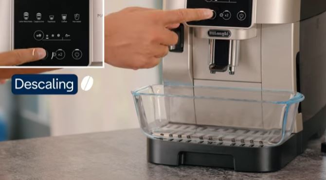 début détartrage delonghi magnifica