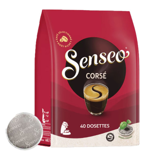 dosettes senseo café corsé 40 dosettes