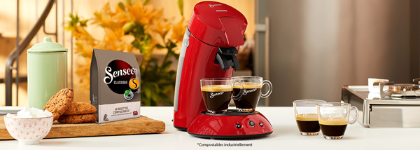 cafetière senseo et café senseo pour petit déjeuner