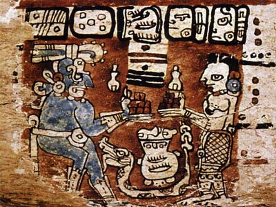 chocolat chaud à l'époque des mayas
